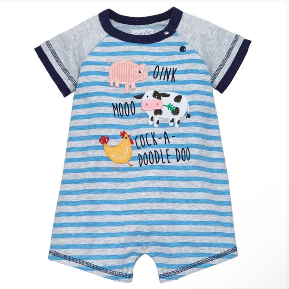 Farm Animals Shortalls